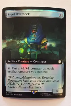 Steel Overseer (Extended Art) Universes Beyond: Fallout Foil - Image 1