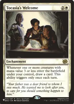 MTG Tocasia's Welcome Normal NM The List Reprints Magic 030/012 - Image 1