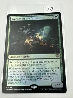 Warden of the Grove #166 (Foil) (NM) Tarkir Dragonstorm TDM Magic MTG - Image 2