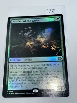 Warden of the Grove #166 (Foil) (NM) Tarkir Dragonstorm TDM Magic MTG - Image 3
