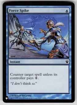 Force Spike Common The List Reprints 14/90 MTG Near Mint 2020 - Image 1