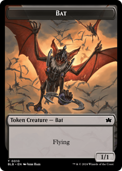 BAT TOKEN x4 mtg NM Bloomburrow - Image 1