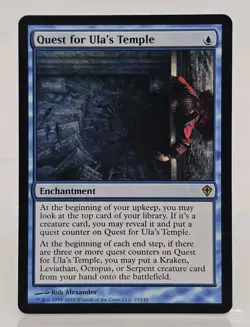 Quest for Ula's Temple Worldwake Magic The Gathering MTG Blue Rare 35/145 WWK - Image 1