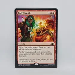 Full Throttle 0127 Rare Magic the Gathering Aetherdrift NON FOIL - Image 1