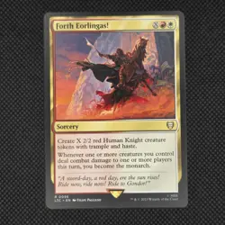 Forth Eorlingas! 56 Commander: The Lord of the Rings Magic The Gathering NM - Image 1