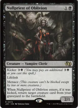 Nullpriest of Oblivion R Foundations Jumpstart 472 NM Normal MTG - Image 1