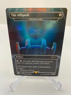 1 x FOIL The AllSpark - Doubling Cube Secret Lair Drop Transformers MTG 1080 - Image 1