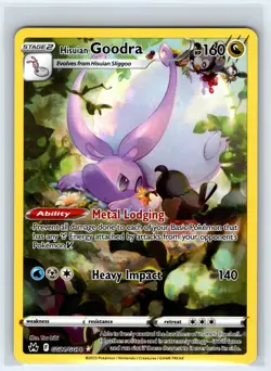 Hisuian Goodra GG21/GG70 Holo Crown Zenith Galarian Gallery Pokemon NM - Image 1