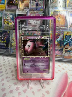 POKEMON MEW PRIME 97/102 HGSS TRIUMPHANT HOLO TAG GRADE 2 (POP 1!) - Image 1