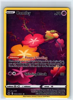 Comfey GG14/GG70 Holo Crown Zenith Galarian Gallery Pokemon NM - Image 1