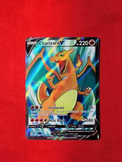 Pokemon - Charizard V Full Art - 153/172 Brilliant Stars NM - Image 1