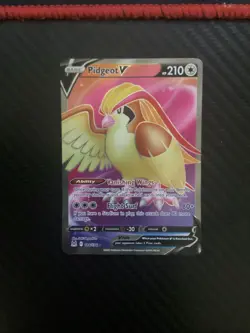 Pidgeot V 188/196 Full Art Ultra Rare Holo Pokemon 2022 Lost Origin NM - Image 1