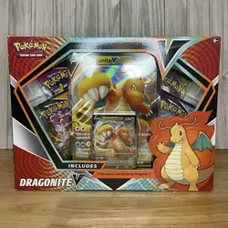 Pokemon Dragonite v Collection Box Evolving Skies Pack! - Image 1
