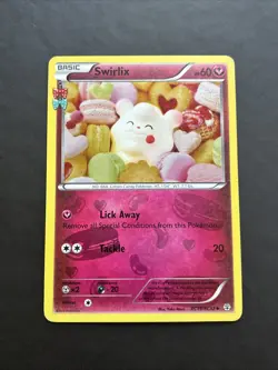 Pokemon TCG Swirlix Generations RC19/RC32 Radiant Collection Reverse Holo MP - Image 1