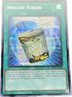 YuGiOh Instant Fusion ES01-AE057 Secret Asian English A - Image 1