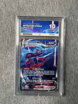 Pokemon Inteleon VMAX Secret Rare Alt Art Holo 266/264 Ace 10 2021 - Image 1