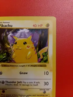1999 Pokemon Pikachu 1st Edition Shadowless Red Cheeks Base Set #58/102 - Image 4