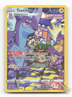 Pokemon TCG - Toxtricity GG09/GG70 NM Holo Crown Zenith Galarian Gallery - Image 1