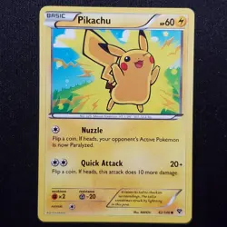 Pikachu 42/146 Common XY Pokemon Moderately Played - Image 1