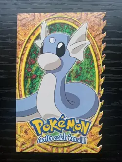 Dratini #147 10 OF 12 Embossed Die-Cut BLack logo TOPPS POKEMON Free Ship!! - Image 1