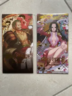 [EUROPE] One Piece TCG - China Exclusive Hancock + Zoro New Year Promo SEALED - Image 1