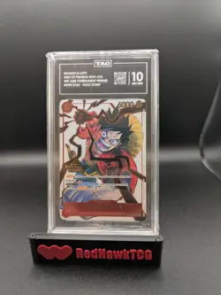 Monkey D Luffy One Piece ST01-012 3rd Anniversary Winner Promo Super Rare TAG 10 - Image 1