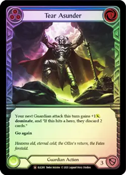 FAB RAINBOW FOIL Tear Asunder - Tales of Aria (Unlimited) Card # 205 - Image 1