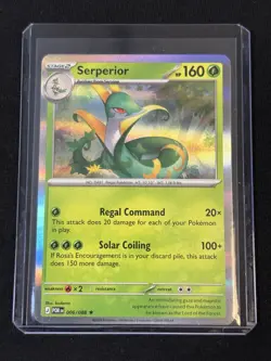 2026 POKEMON CARD 006/088 SERPERIOR POR EN MEGA EVOLUTION PERFECT ORDER REV HOLO - Image 1