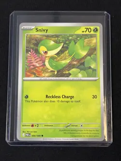 2026 POKEMON CARD 004/088 SNIVY POR EN MEGA EVOLUTION PERFECT ORDER TCG - Image 1
