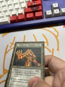 Yu-Gi-Oh Dungeon Dice Monsters Exodia the Forbidden One Card Only English B2-01 - Image 3