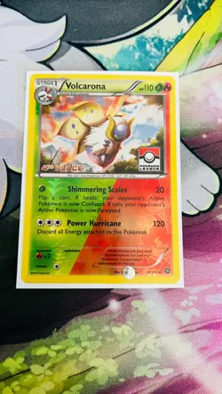 Volcarona - 15/114 - 4th Place League Holo Shiny Promo - Pokemon Card - NM - Image 1