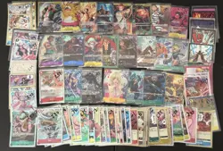 102 Card Lot One Piece TCG Japanese Alternate Art Don Super & Secret Rare - Image 1