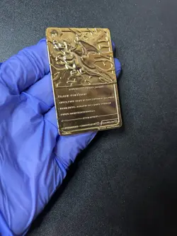 Charizard 24k Gold plated Burger King Card 1999 - Image 2