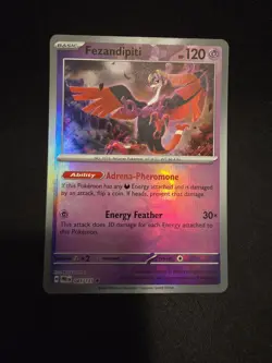 Pokemon Card Fezandipiti 045/131 MasterBall Prismatic Evolutions Near Mint - Image 1