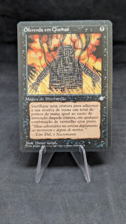 Burnt Offering - MTG Magic the Gathering - Ice Age - PORTUGUESE - LP - Image 1