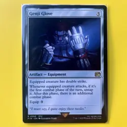 Magic: The Gathering Universes Beyond: Final Fantasy Genji Glove #258 - Image 1
