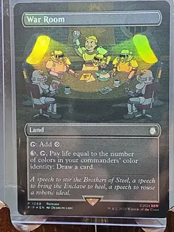 War Room (Borderless) Launch Party & Release Event: Fallout MTG Foil Near Mint - Image 3