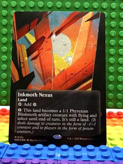 🪐✨ 1x Inkmoth Nexus (155) (Borderless) (Galaxy Foil) Edge of Eternities NM MTG - Image 1