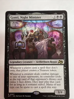Gonti, Night Minister Promo Pack: Aetherdrift #87 Rare - Image 1