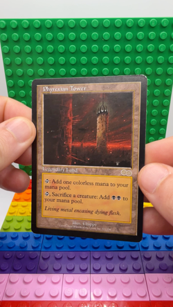 🗼 1x Phyrexian Tower #322 - Urza's Saga (USG) - LP/EX - VINTAGE MTG RARE - Image 2