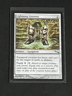 Lightning Greaves Mirrodin Magic The Gathering - Image 1
