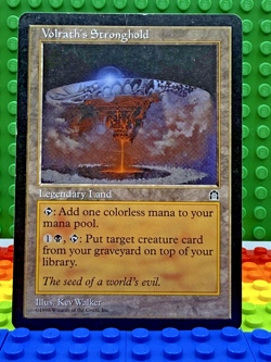 💪 1x Volrath's Stronghold [Stronghold (STH)] LP/EX - VINTAGE MTG RARE - Image 1