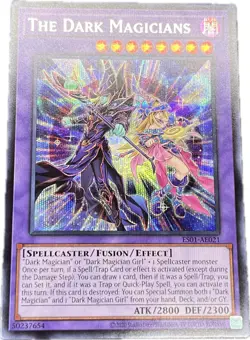 YuGiOh The Dark Magicians ES01-AE021 Secret Asian English A - Image 1