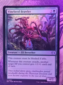 Vinebred Brawler 201 Uncommon Lorwyn Eclipsed Magic: The Gathering Foil NM - Image 1