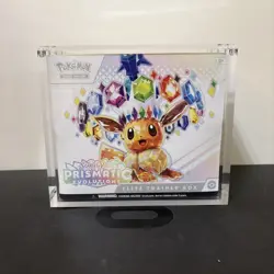 Pokemon TCG S&V Prismatic Evolutions Elite Trainer Box With Acrylic Case —B - Image 1