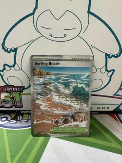 Pokemon TCG Chaos Rising SURFING BEACH 114/086 - Image 1