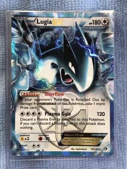 Lugia EX Pokemon B&W Legendary Treasures 2013 102/113 Holo Rare ex - Image 1