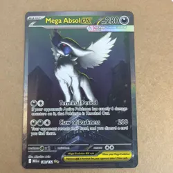 Mega Absol EX 180/132 Special Illustration Rare Me01: Mega Evolution Pokemon TCG - Image 1
