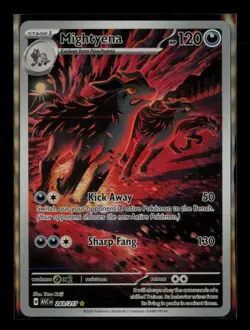 Mightyena 243/217 Illustration Rare Ascended Heroes NM/M Pokemon - Image 1