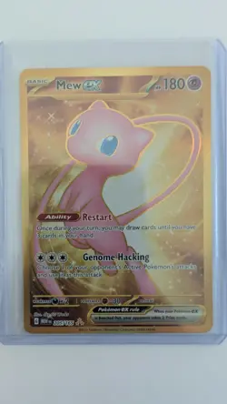 Pokemon TCG -Mew Ex 205/165 Scarlet & Violet 151 (English & Non-Metal) Near Mint - Image 1